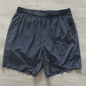 Ten Thousand X SoulCycle collab blue grey shorts L